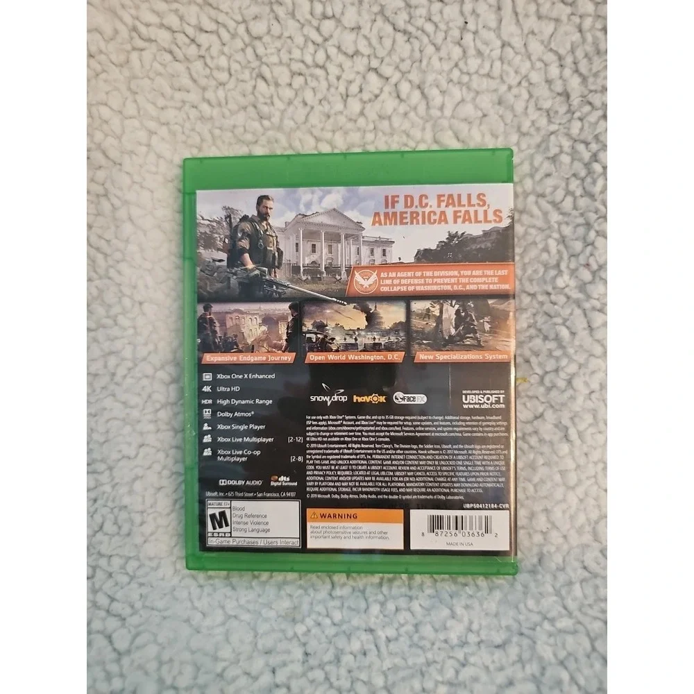 Tom Clancy's The Division 2 (Microsoft Xbox‎ One, 2019) Tested